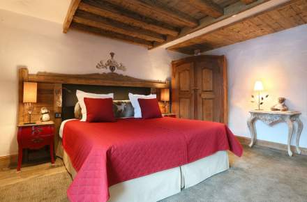 Chambre confort, Hôtel de luxe et restaurant gastronomique dans les alpes en savoie