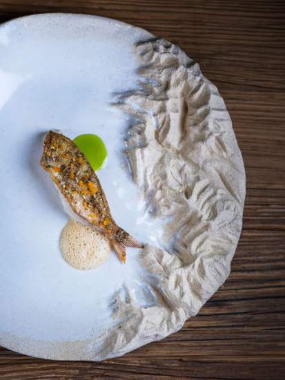 La Bouitte - myrtille oeuf à la neige