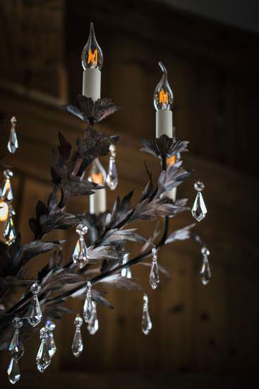 La Bouitte - détail lustre