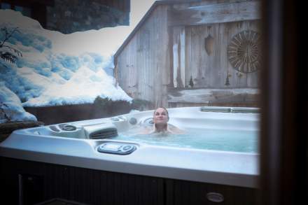 La Bouitte Spa Jacuzzi extérieur, La Bèla Vya, la vie est belle Saint-Martin-de-Belleville